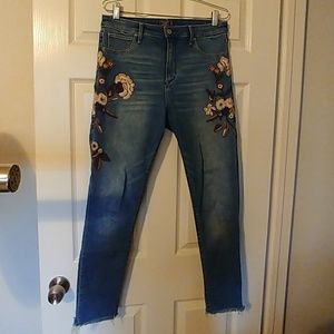 Embroidered jeans